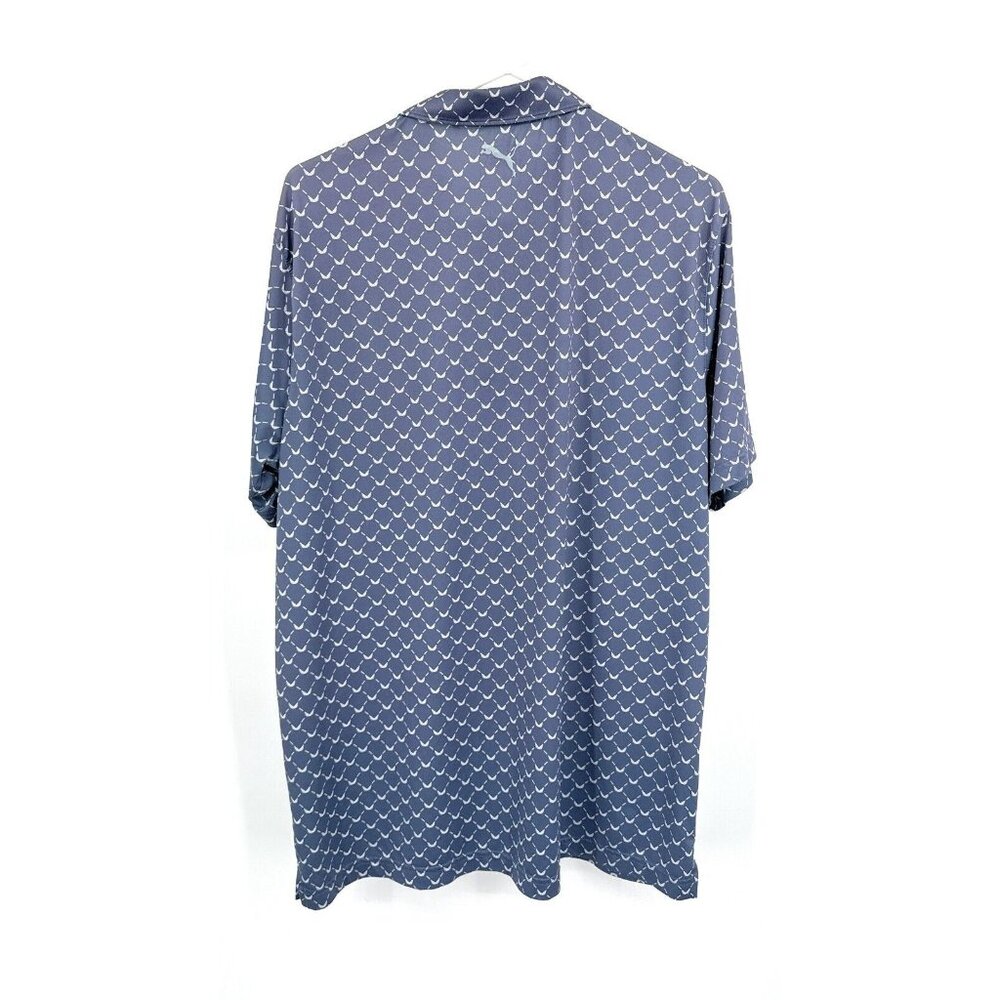 Puma Volition Shirt America Performance Polo Men Size Large Blue Aerie World Cup - Picture 5 of 6